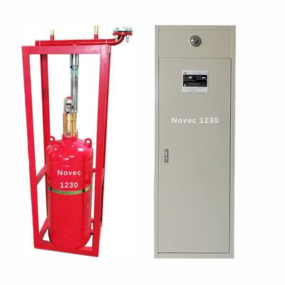 NOVEC 1230 Fire Suppression System Red Clean Gas And Environmental Friendly