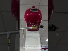 appareil d'extinction d'incendie suspendu au gaz