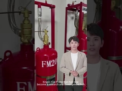 Type d'armoire de lutte contre les incendies par héptafluoropropane industriel Fm200