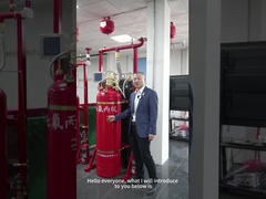 Système d'extinction d'incendie à piston FM200 de haute sécurité