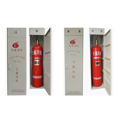 Red Automatic Fire Extinguisher 200 Liters Single Zone Management TUV SGS ISO CE Certified